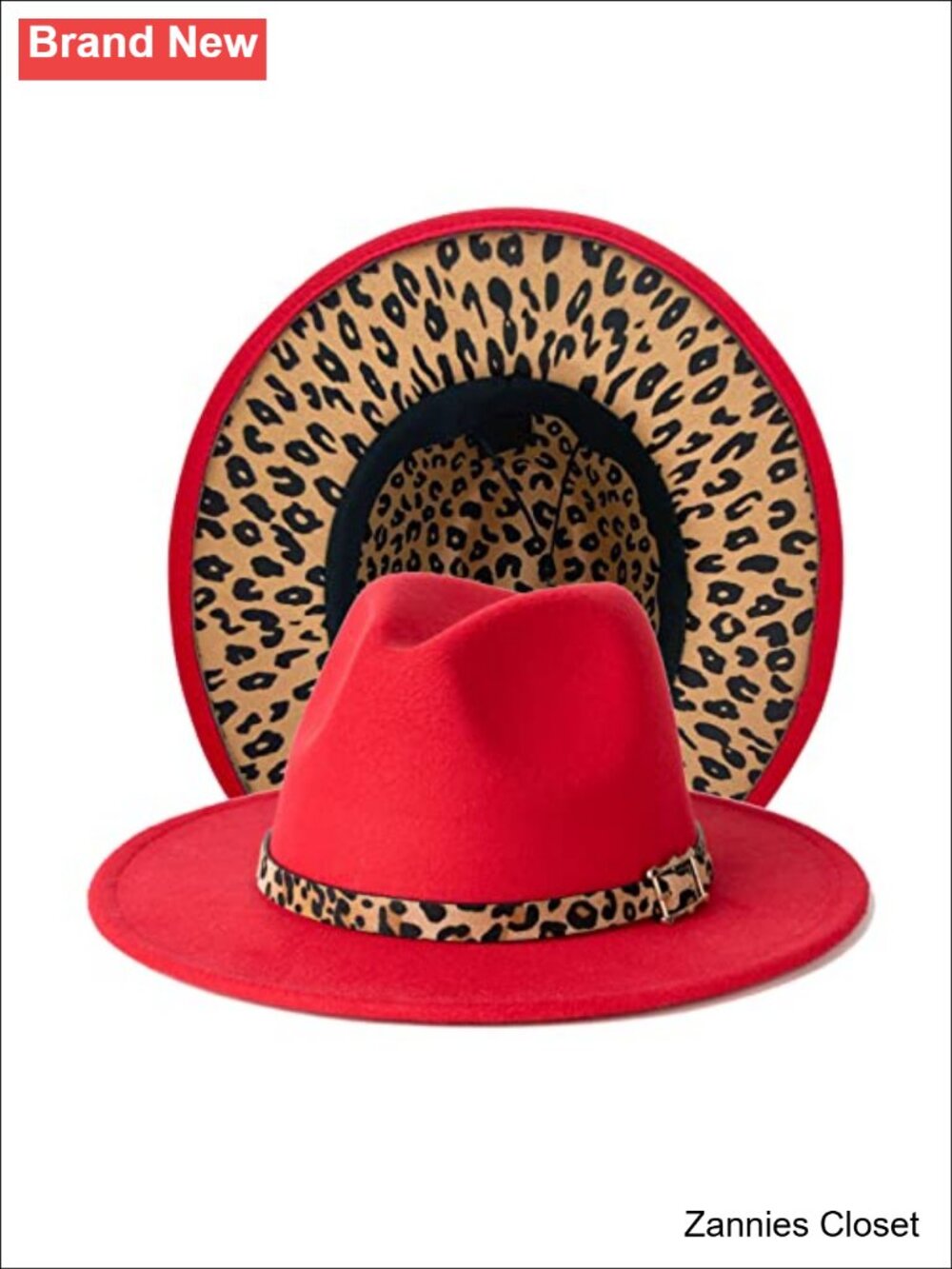 🤠 Gossifan Wide Brim Fedora Felt Panama Hat Women